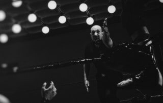 angry man shouting